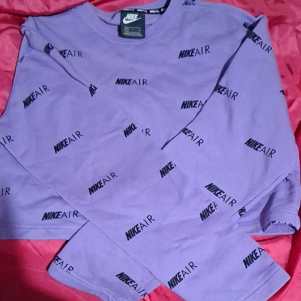 Nike Air Purple Crewneck Shirt